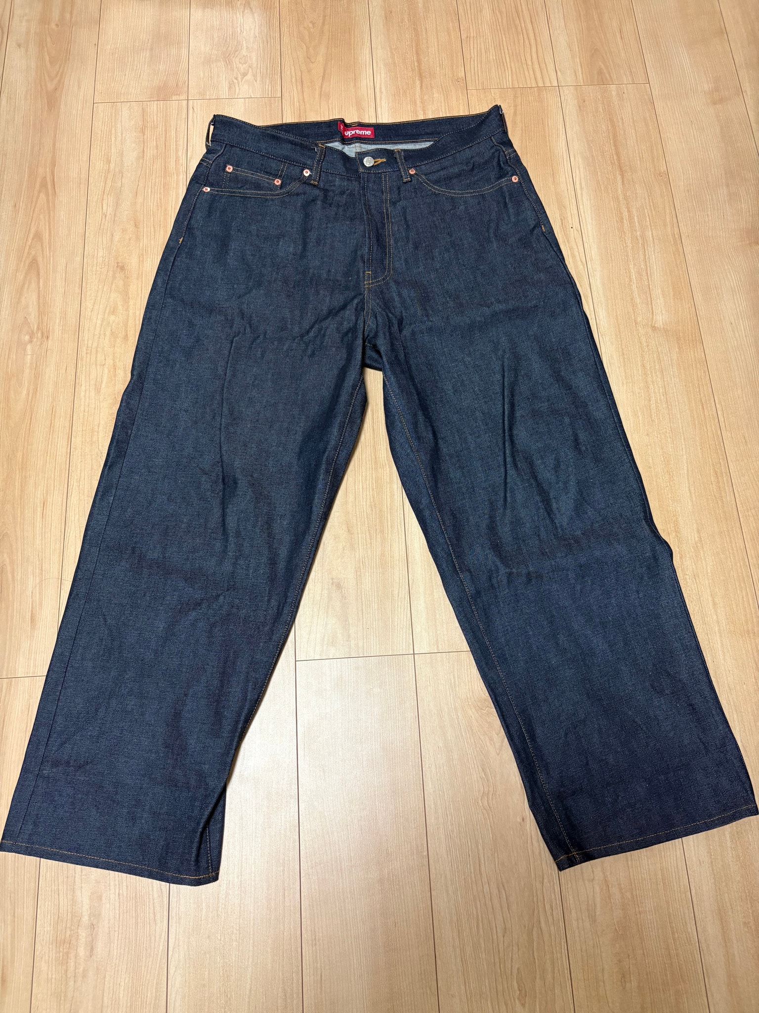 Supreme Baggy Selvedge Jean (26SS) "Rigid Indigo"