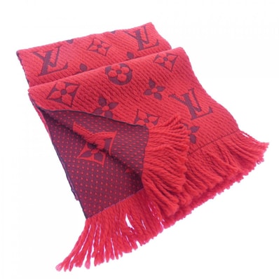 ルイヴィトン LOUIS VUITTON エシャルプ ロゴマニア M72432 MUFFLER