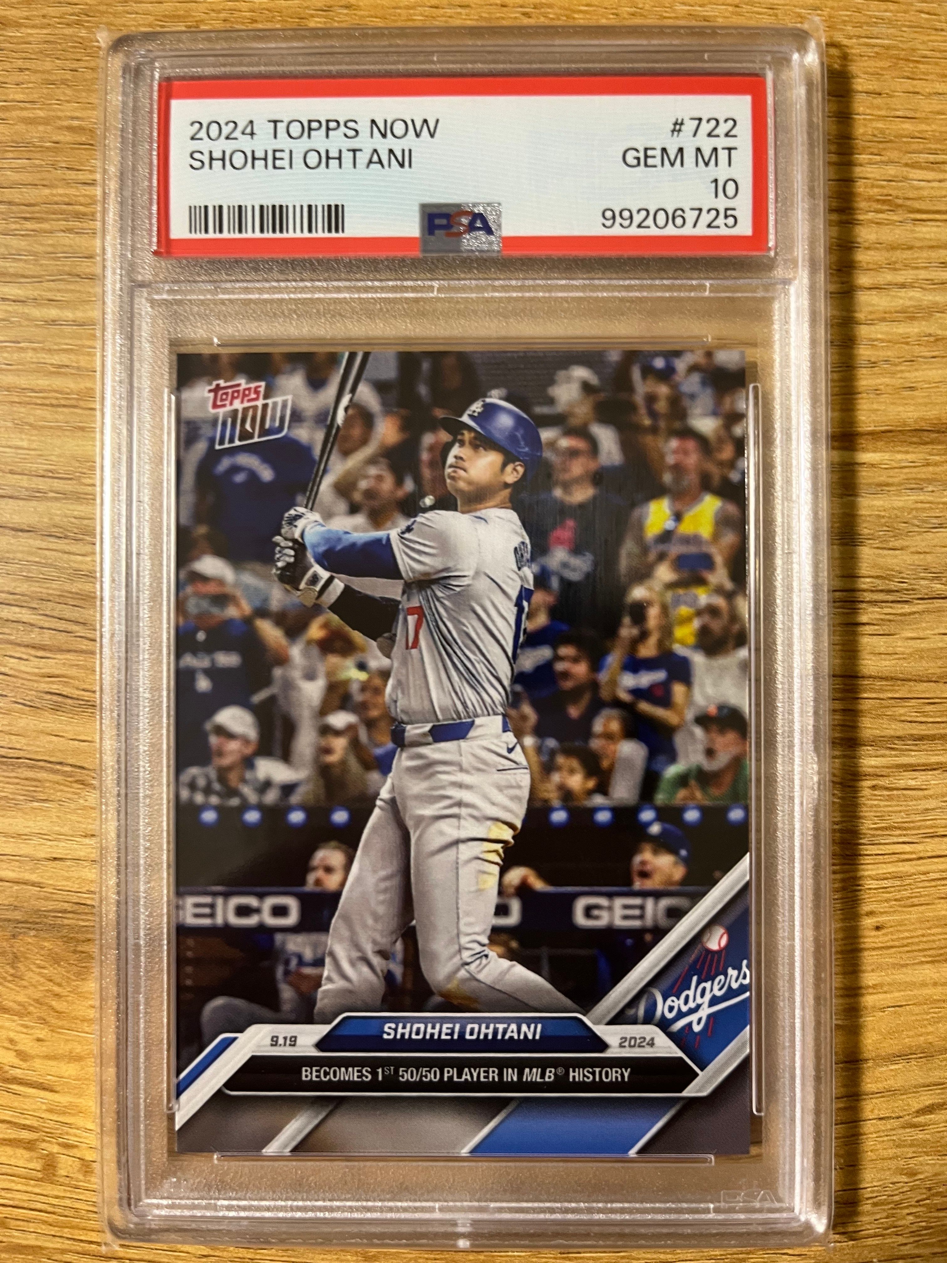 大谷翔平 [722](2024 MLB トップスナウカード「50/50 Club 9/19/24」)