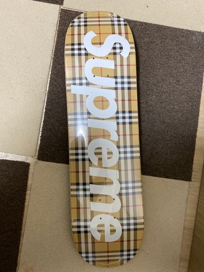 Supreme / Burberry Skateboard "Beige"
