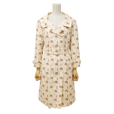 PRADA プラダ コート サイズ38 ベルテッドコート イタリア製 ブランド古着【中古】20260515/RA9424