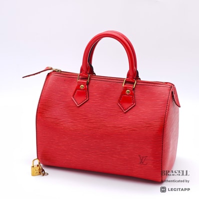 LOUIS VUITTON ルイ・ヴィトン スピーディ25 Louis Vuitton Epi スピーディ25 M43017 VI0922 ハンドバッグ Leather Red レディース