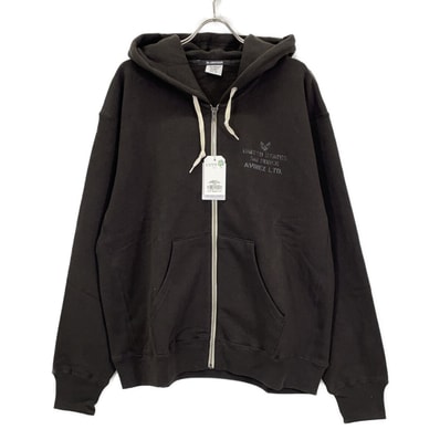 アヴィレックス 25AW 783-5231008 ブラック ヴィンテージ ジップアップ フーディ 2XL