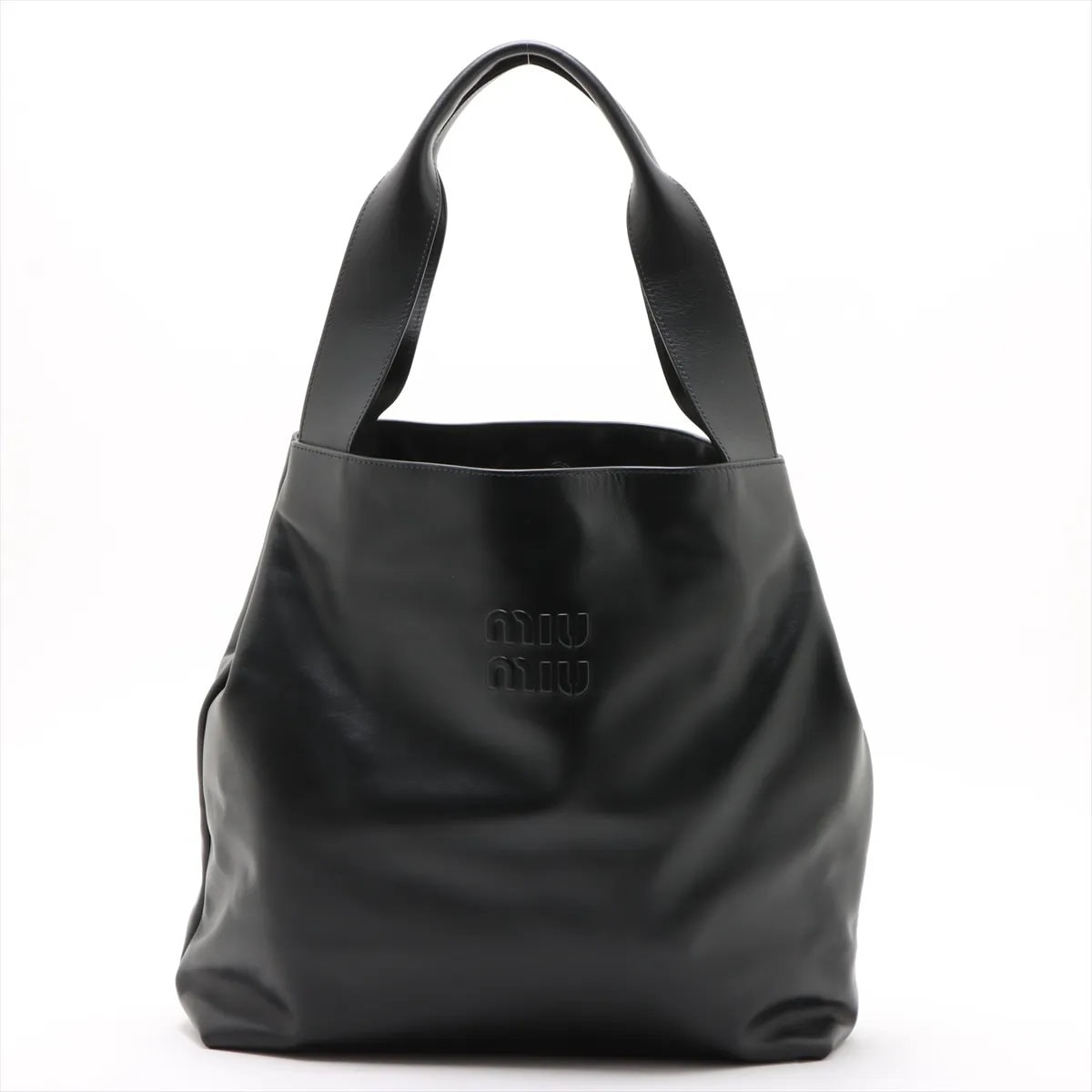 ■新品同様 ミュウミュウ トート バッグ レザー