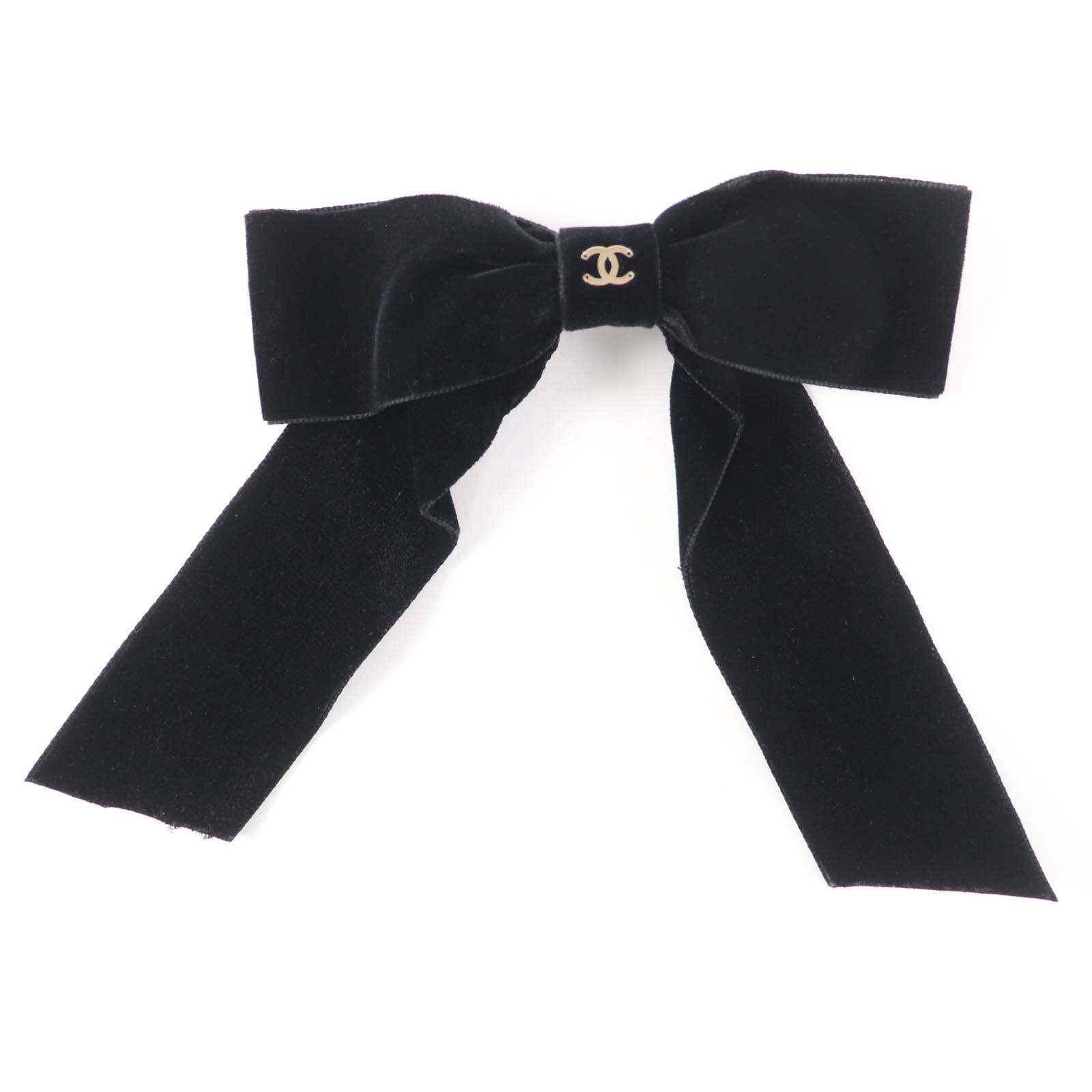 美品 シャネル ヘアアクセサリー ブラック レディース 24V AA8557