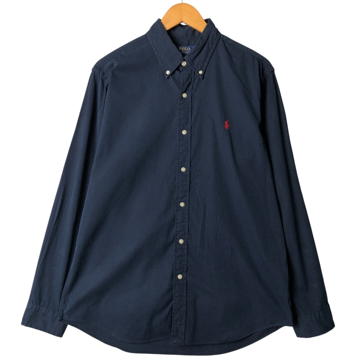 古着 ラルフローレン Ralph Lauren POLO RALPH LAUREN CLASSIC FIT 長袖 ボタンダウンシャツ メンズL相当/eaa584560
