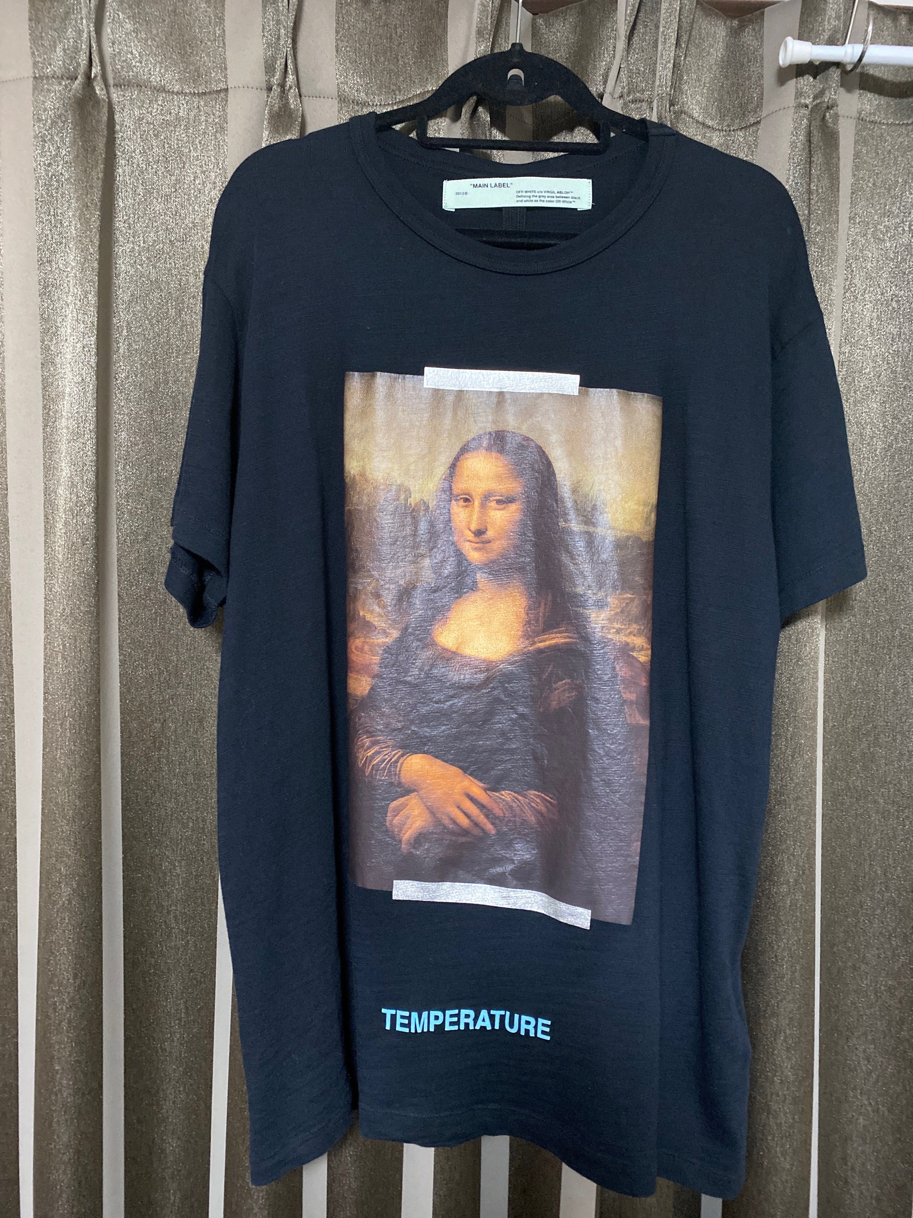 OFF-WHITE MONALISA SLIM TEE "Black"