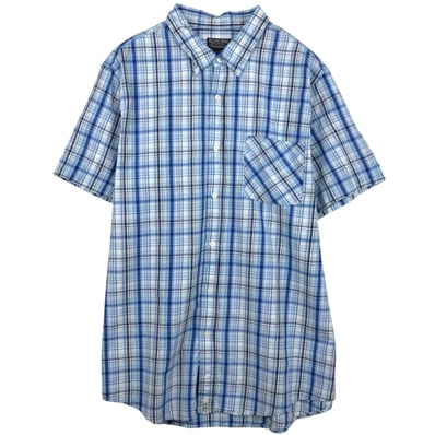 古着 00年代 ラルフローレン Ralph Lauren POLO JEANS COMPANY 半袖 ボタンダウン チェックシャツ メンズXXL相当/eaa655864