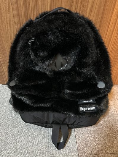 Supreme x The North Face Faux Fur Backpack "Black"