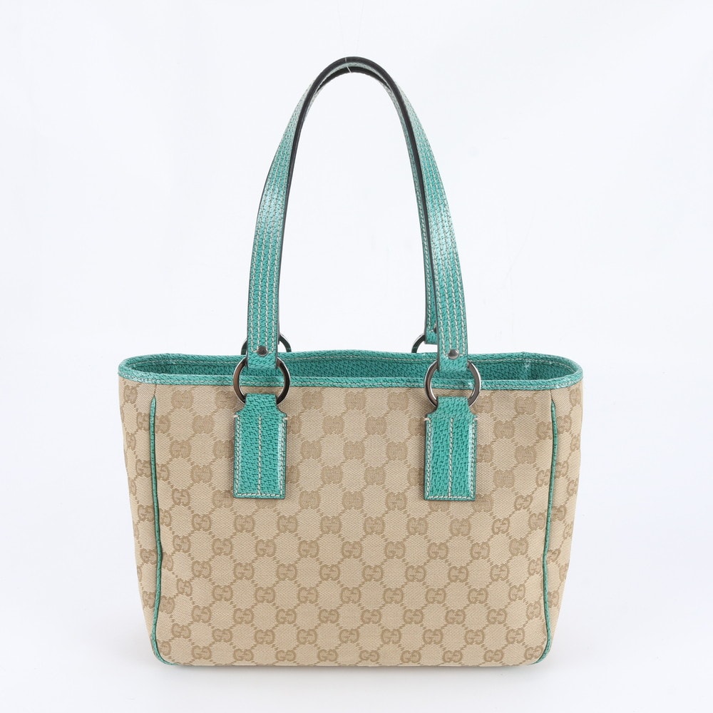 ■美品 グッチ GGキャンバス 113019 トート バッグ