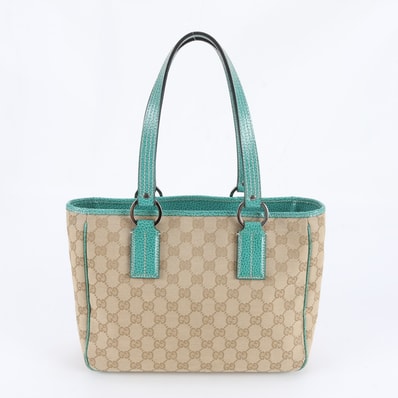 ■美品 グッチ GGキャンバス 113019 トート バッグ