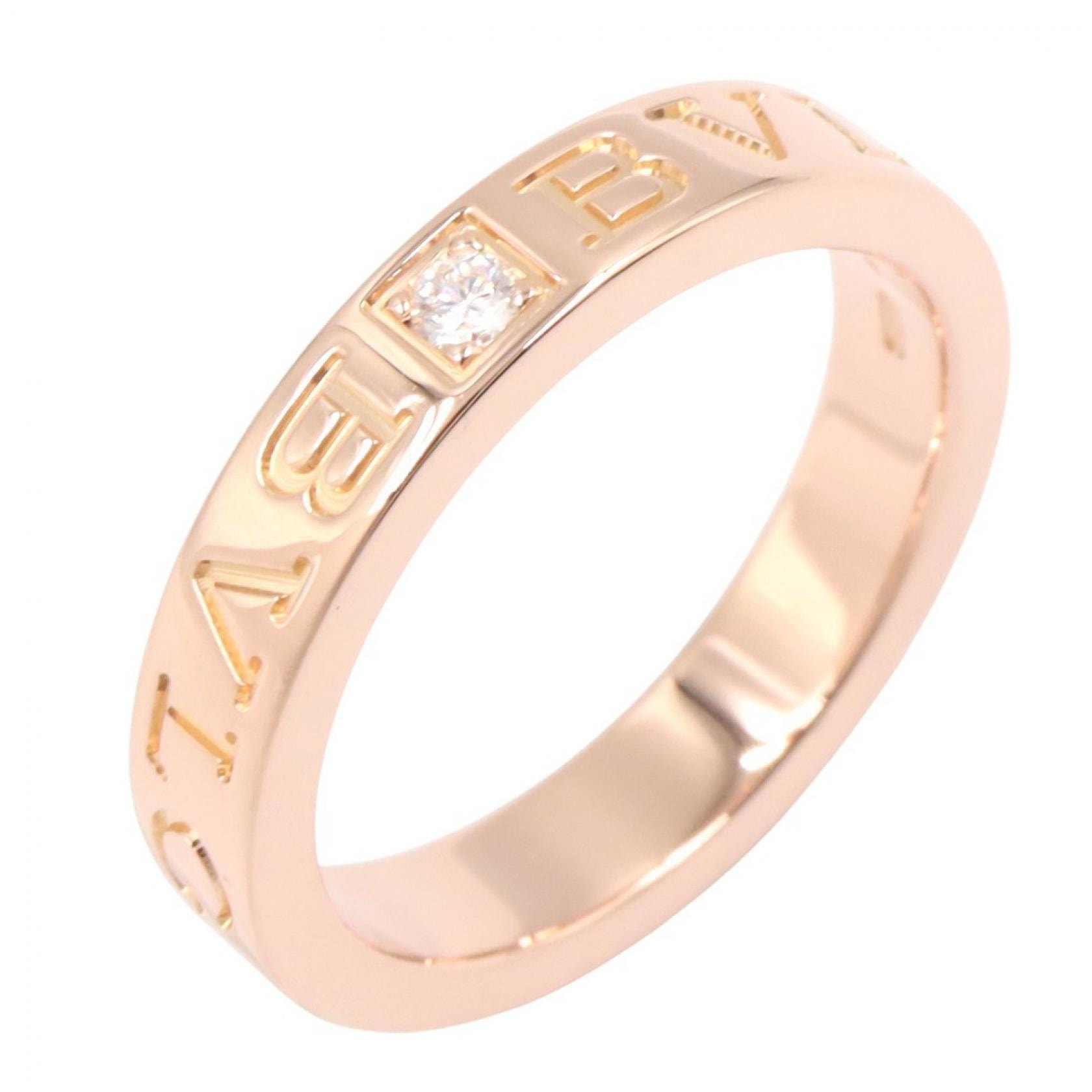 ブルガリ BVLGARI B-zero1 ビーゼロワン エッセンシャル 1PD リング リング・指輪 ジュエリー K18PG(ピンクゴールド) ダイヤモンド レディース ゴールド系 / クリア系 341824 【中古】