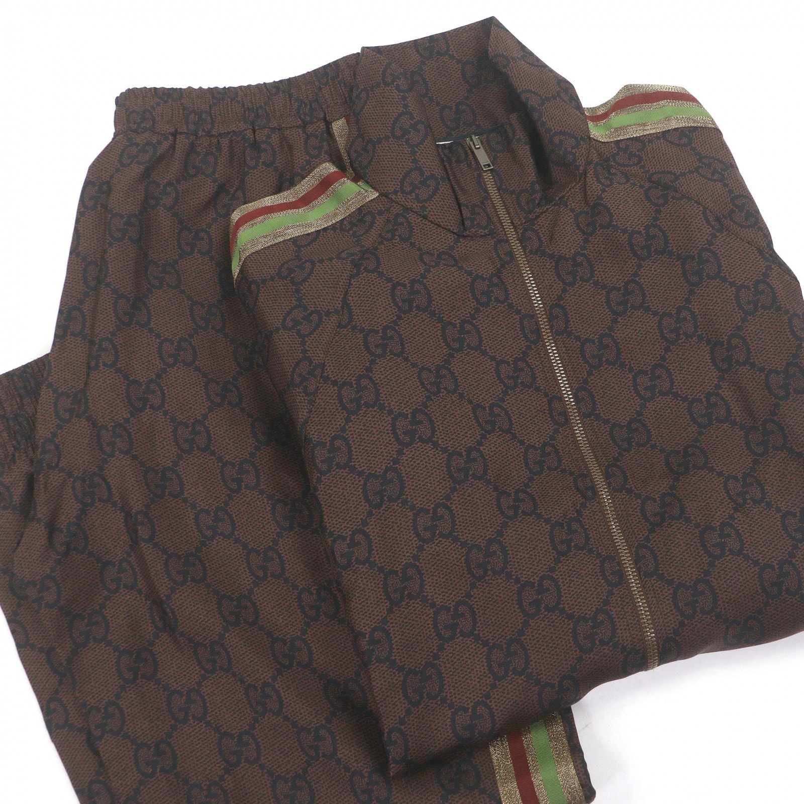 未使用品 グッチ セットアップ ブラウン メンズ XL 625007