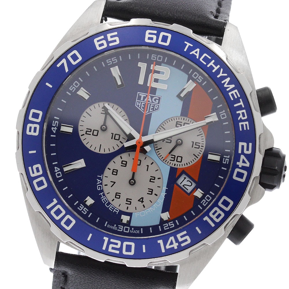 ☆良品 タグホイヤー ガルフ フォーミュラ1 CAZ101N メンズ 【中古】