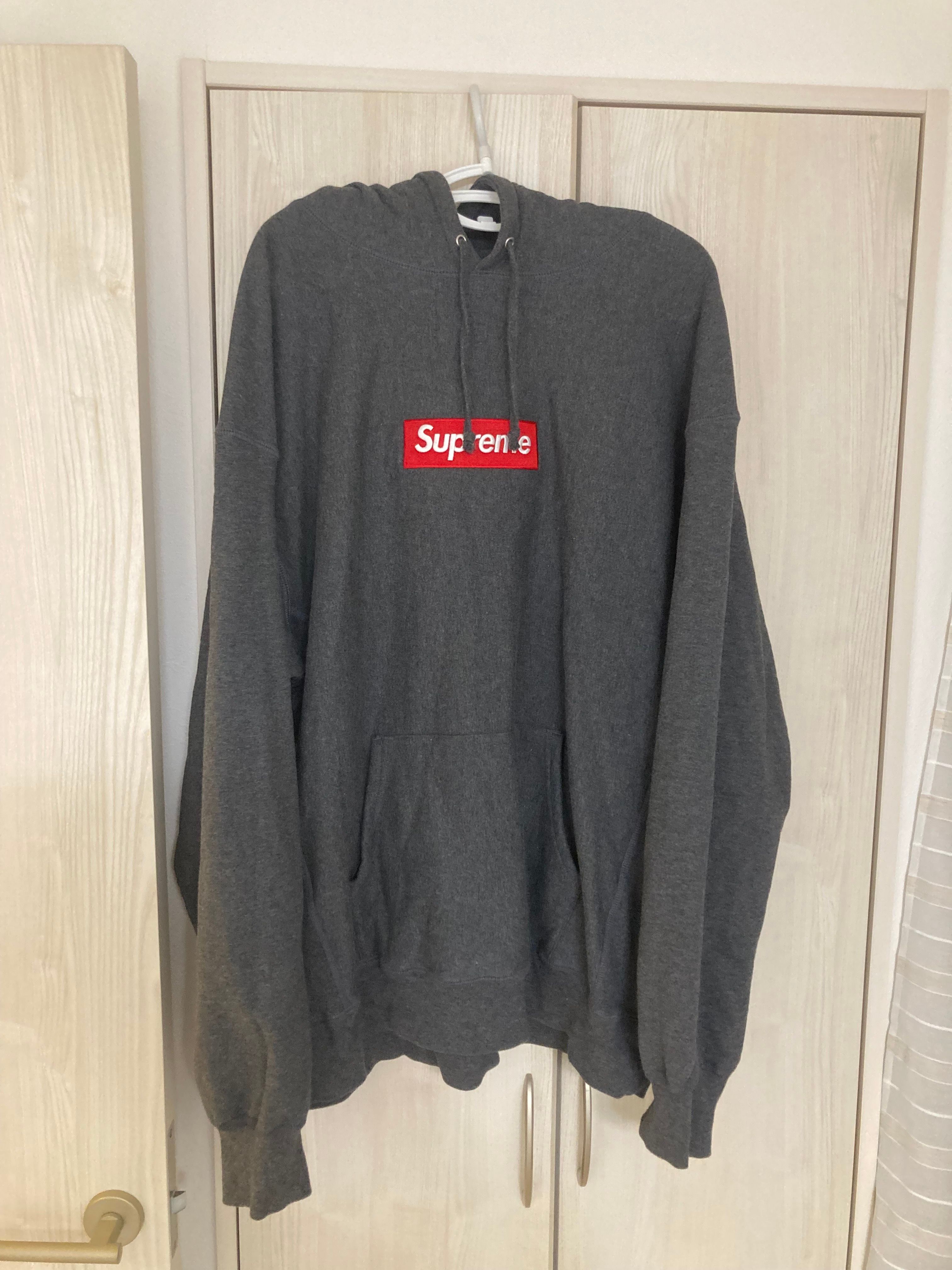 Supreme Box Logo Hooded Sweatshirt "Charcoal" (21FW)
