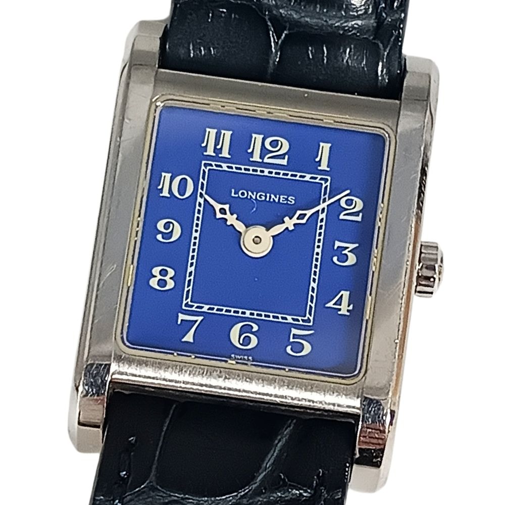 LONGINES ロンジン L5.173.4.9.33 スクエア クォーツ レディース 腕時計 C1087