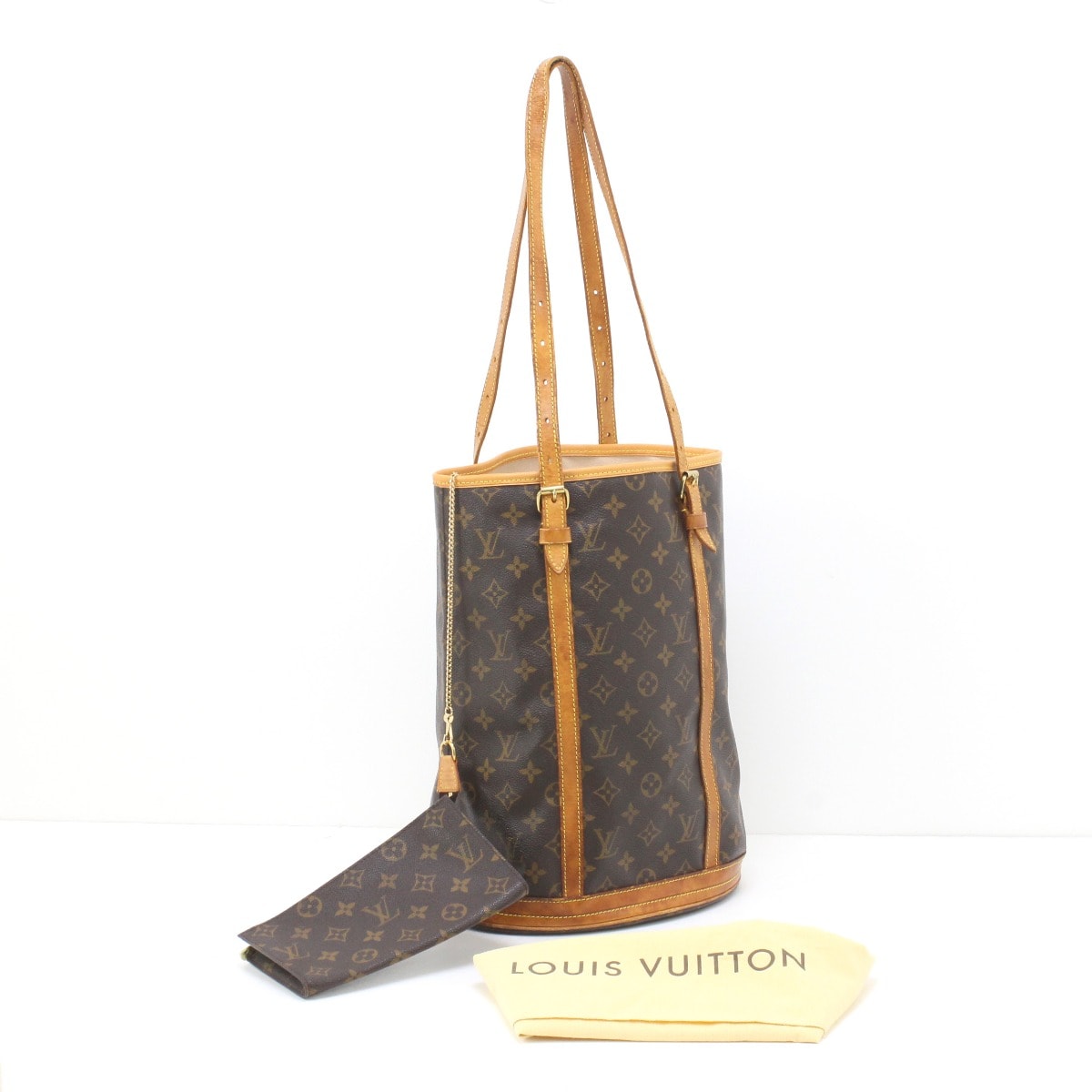 $$ LOUIS VUITTON ルイヴィトン モノグラム バケット27 トートバッグ M42236