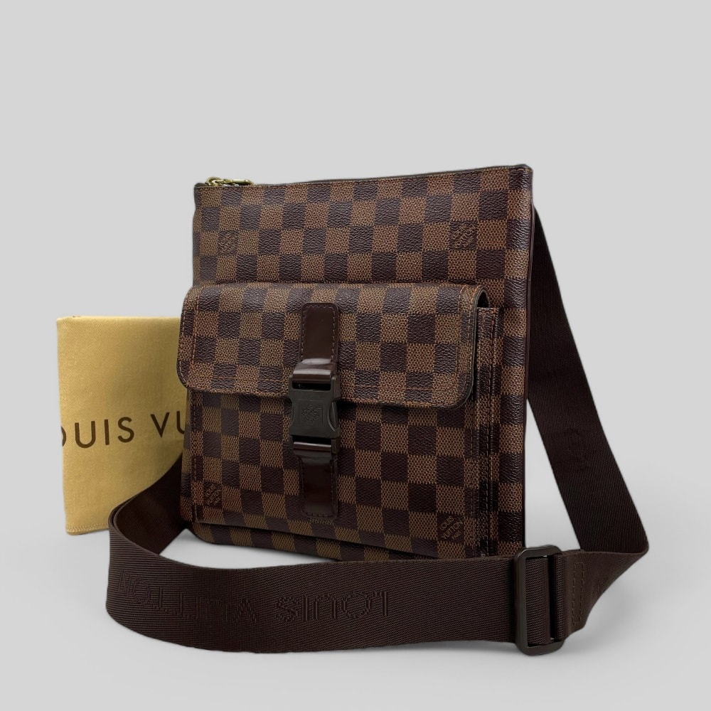 Louis Vuitton Pochette Melville Damier Ebene Shoulder Bag