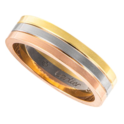 Cartier カルティエ ヴァンドーム ルイ カルティエ ウェディング リング B4052152 指輪 12号 K18YG K18WG K18PG ゴールド シルバー【中古】