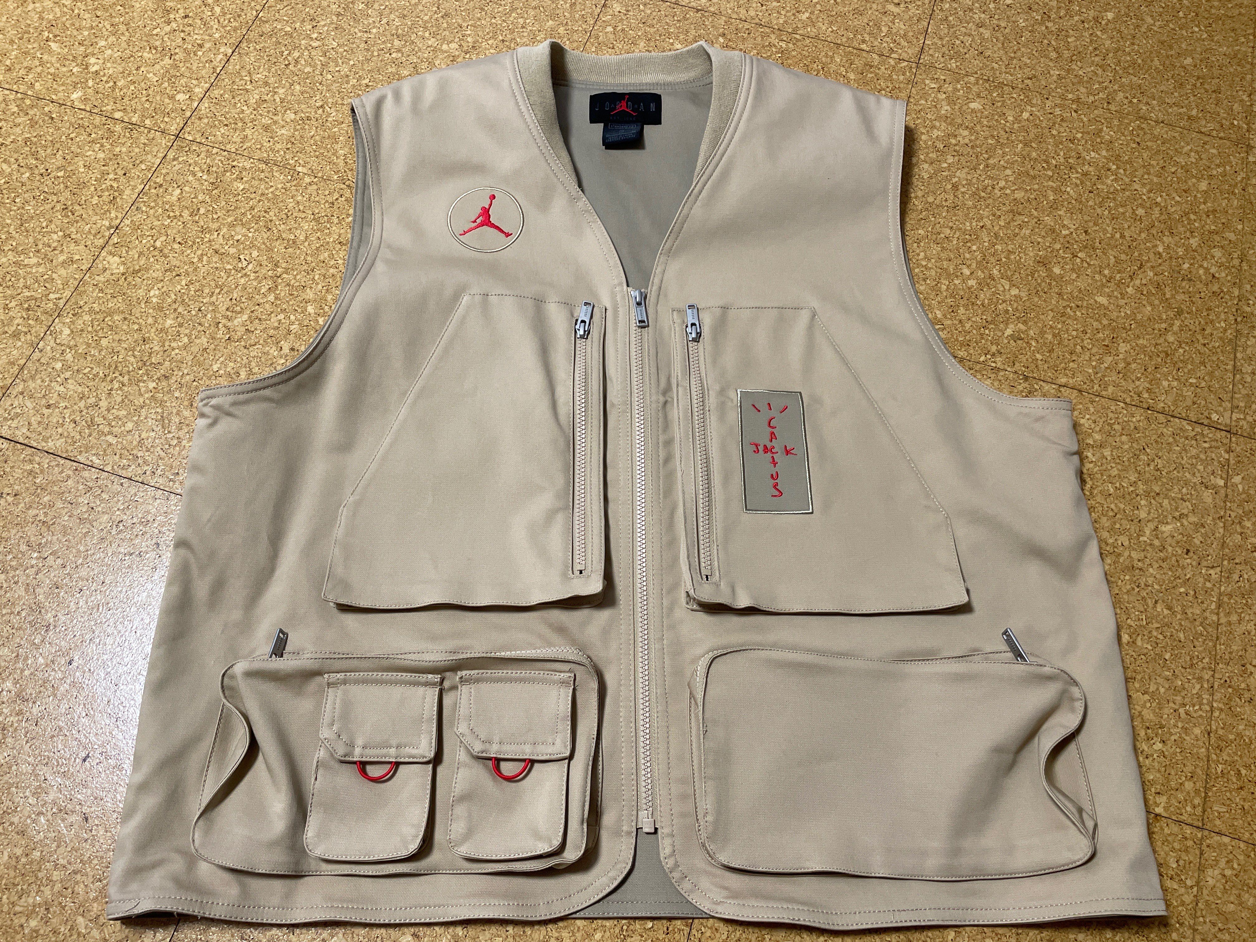 Air Jordan x Travis Cactus Jack Utility Vest "Khaki Desert"