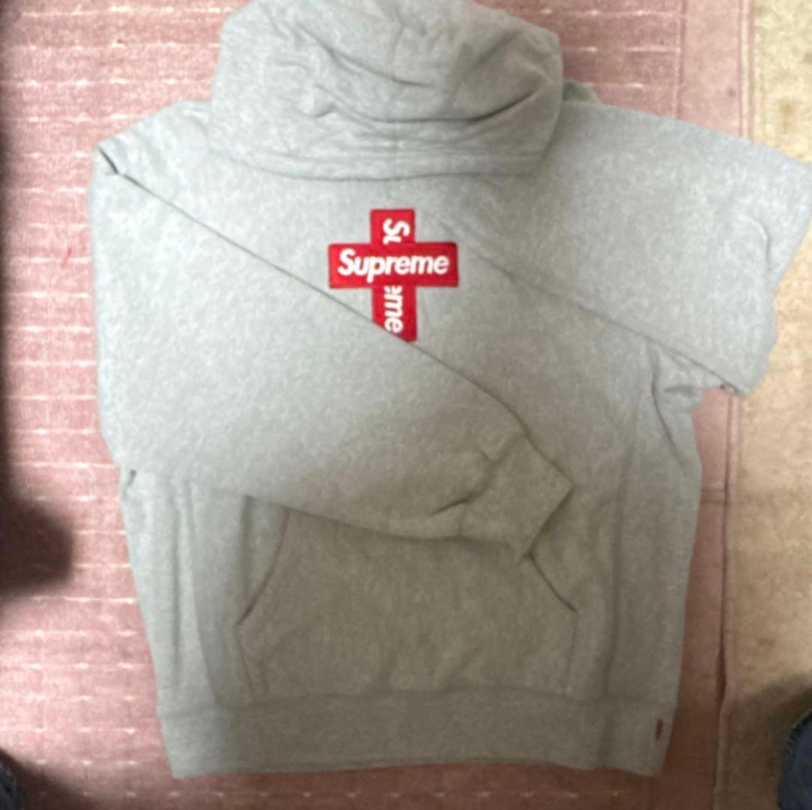 Supreme Cross Box Logo Hooded Sweatshirt 