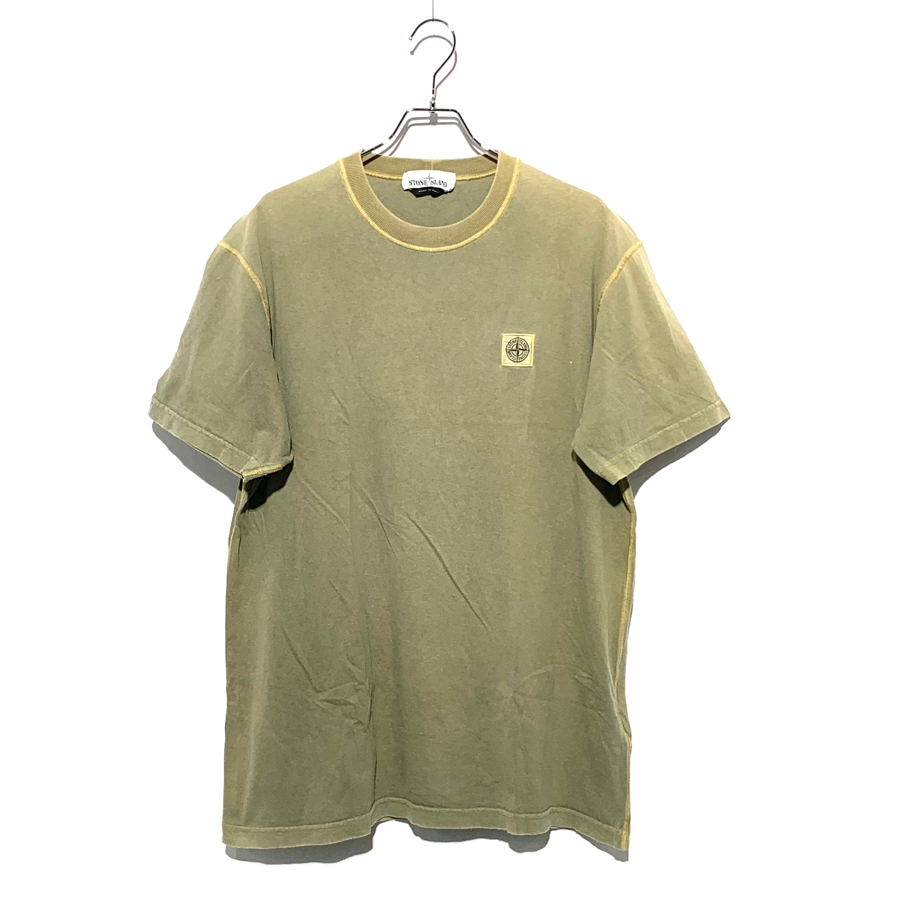Stone Island 23742 20/1 COTTON JERSEY 'FISSATO' EFFECT_SLIM FIT "Sage Green"