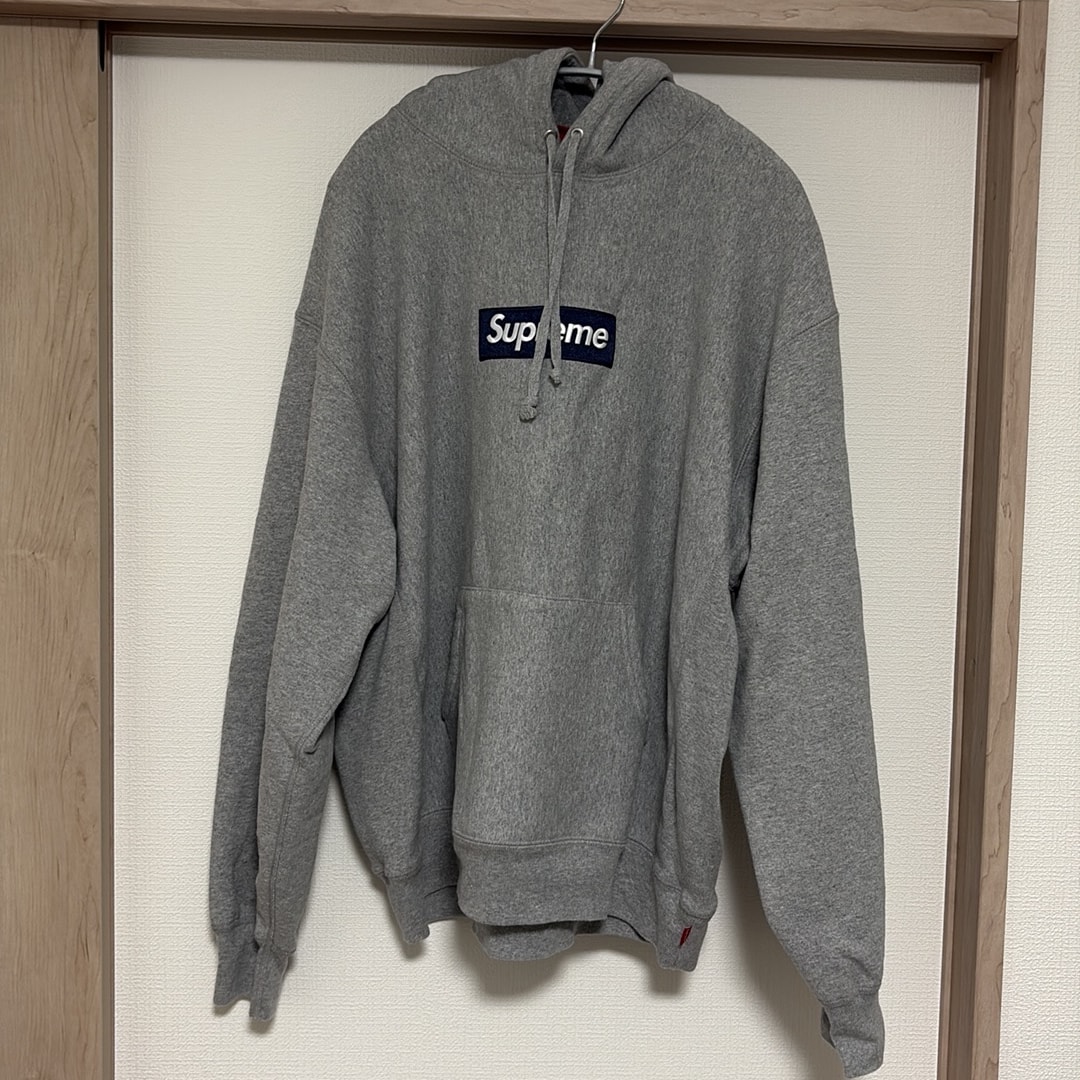 Supreme Box Logo Hooded Sweatshirt (25FW) "Heather Grey"