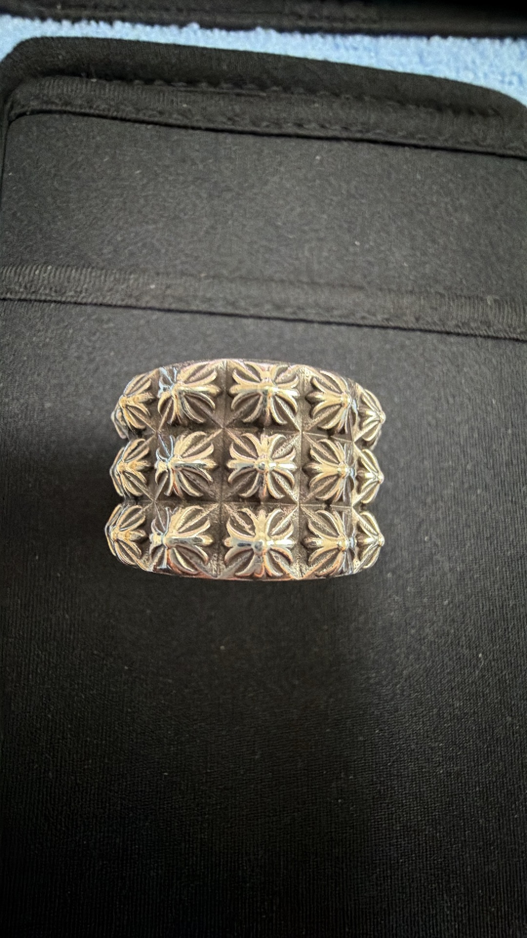 Chrome Hearts Pete Punk Triple Ring "Silver"