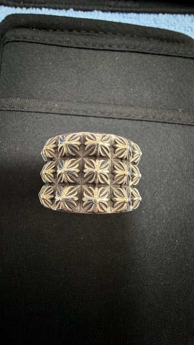 Chrome Hearts Pete Punk Triple Ring "Silver"