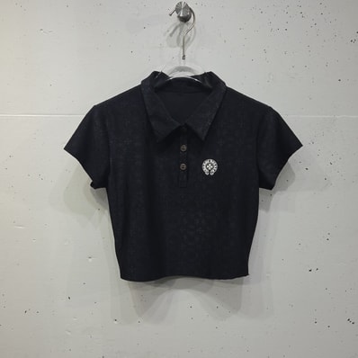 CHROME HEARTS CH PLUS 総柄 ホースシュー ポロシャツ