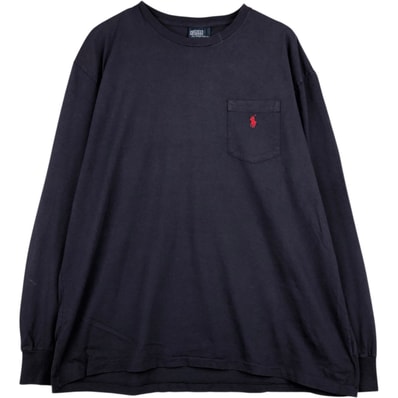古着 ラルフローレン Ralph Lauren POLO by Ralph Lauren ロングTシャツ ロンT メンズL相当/eaa630639