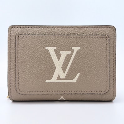 Louis Vuitton Clea Wallet Monogram Empreinte Leather "Turtledove/Creme"