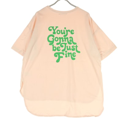 美品 BEAMS HEART ビームスハート バックプリント 半袖 Tシャツ ピンク