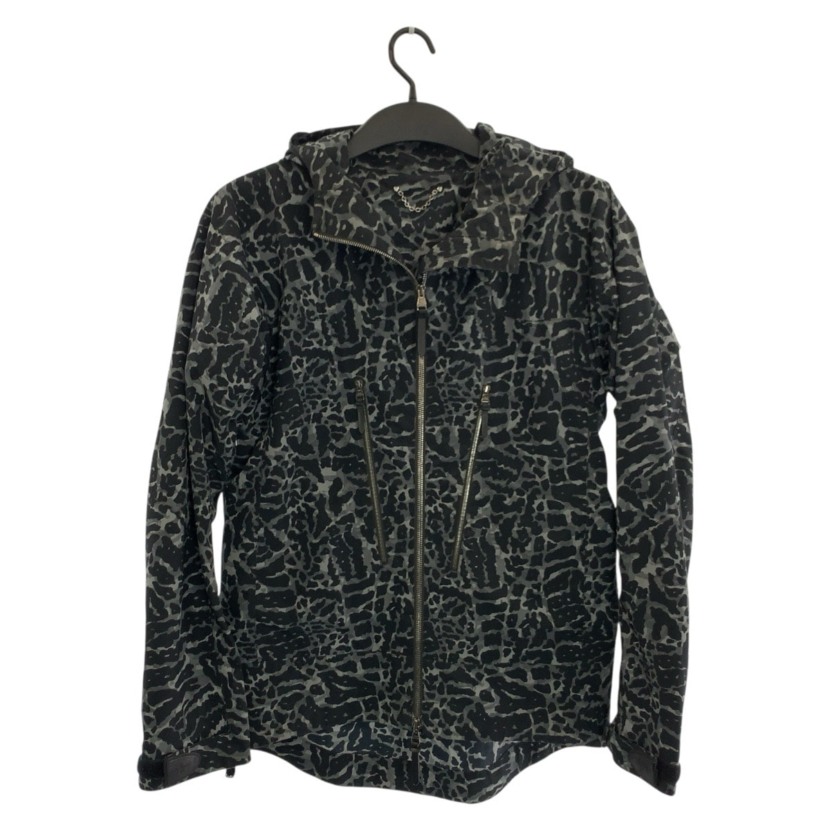 美品 LOUIS VUITTON ルイヴィトン カモフラ サイズ50 ブラック グレー ポリエステル ポリウレタン/ ナイロンジャケット ジップアップ 603002 【中古】