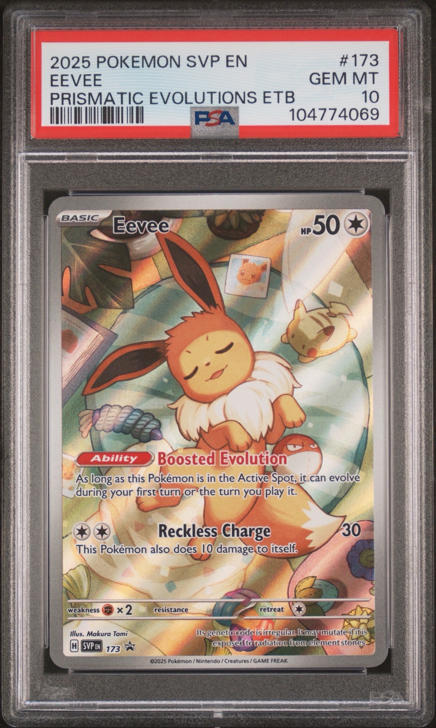 イーブイ P [SVP EN 173]【英語版】(スカーレット&バイオレット「プリズマティックエボリューションズ エリートトレーナボックス」)