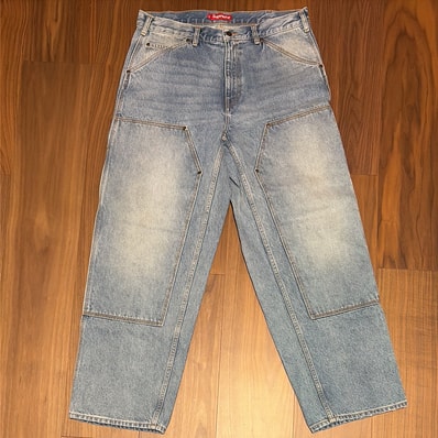 Supreme Reflective Double Knee Pant "Denim"