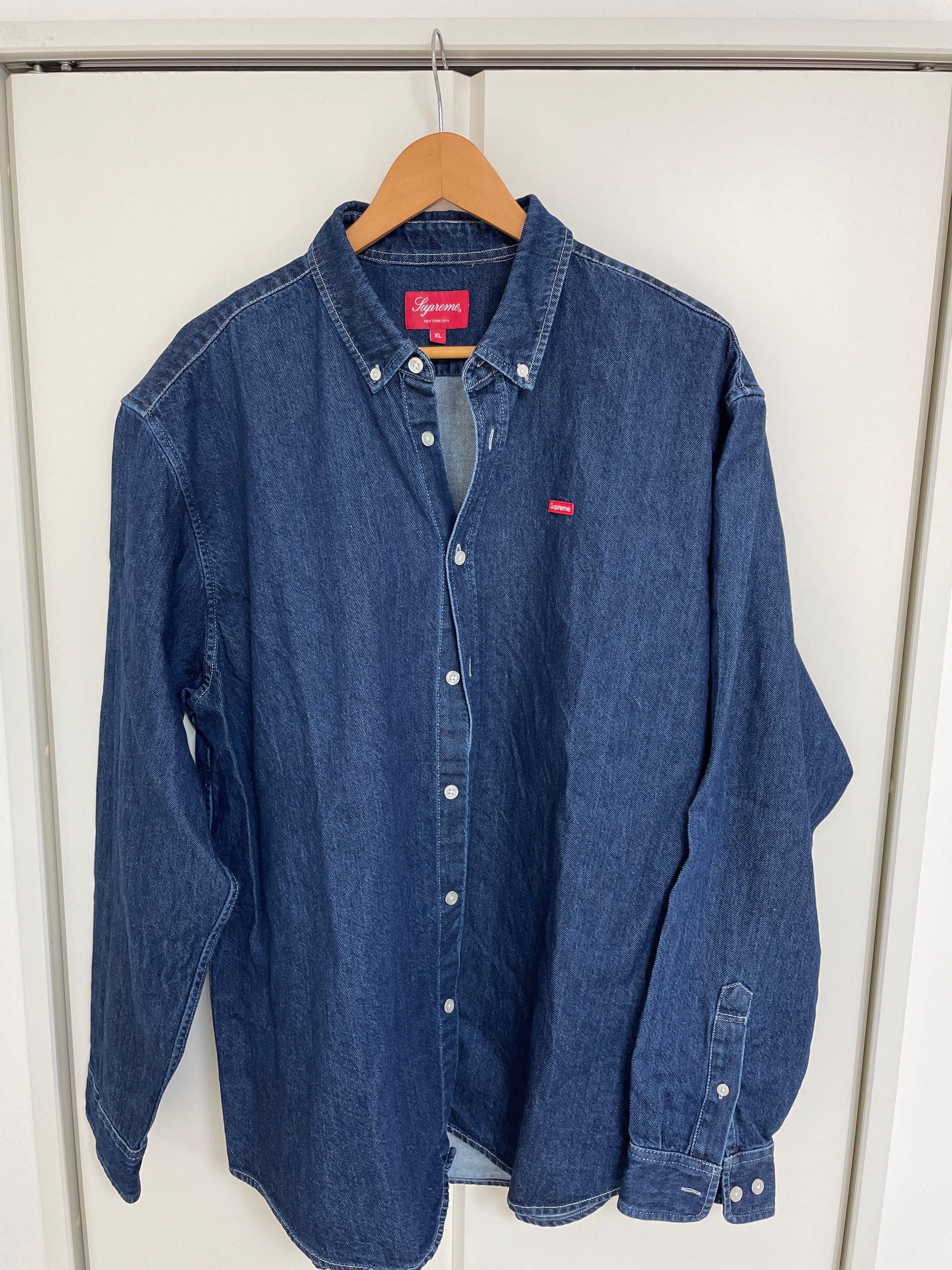 Supreme Small Box Shirt "Denim" (22FW)