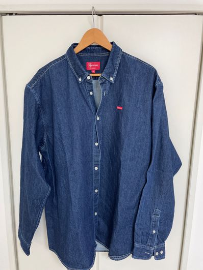 Supreme Small Box Shirt "Denim" (22FW)