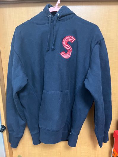 Supreme S Logo Hooded Sweatshirt "Navy" (20FW)