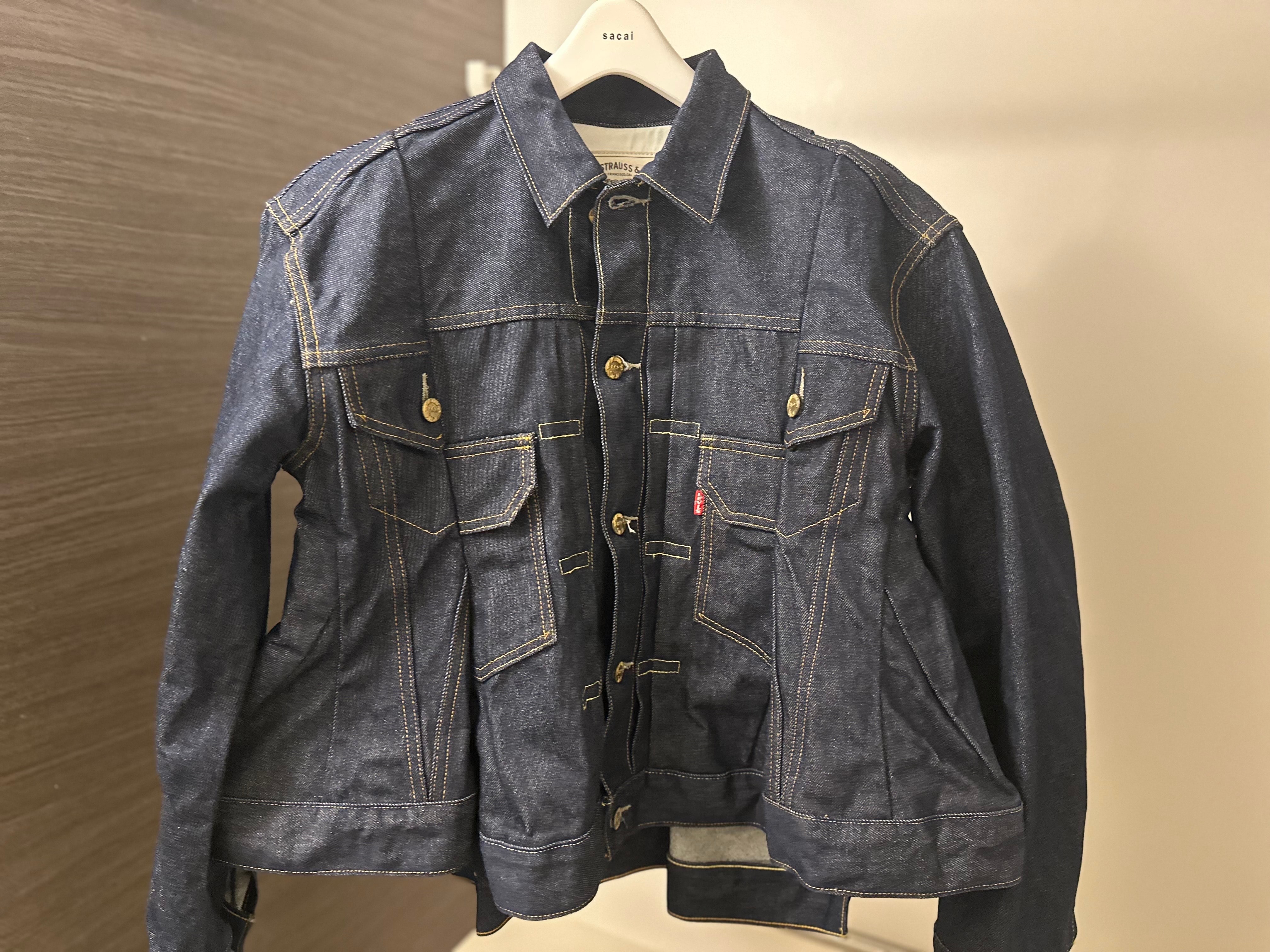 sacai x LEVI'S Women's Denim Jacket "Indigo"