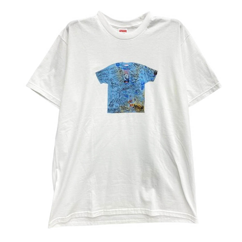 Supreme シュプリーム Tシャツ 24SS 30th Anniversary First Tee 30周年記念 Tシャツ ホワイト系 L【中古】