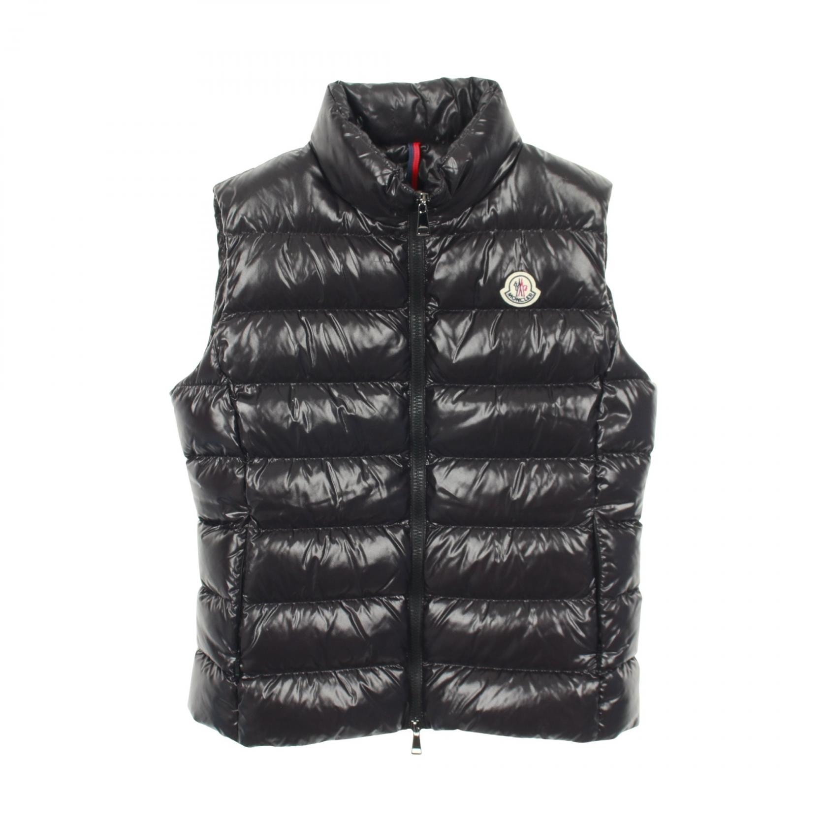 モンクレール MONCLER GHANY ガニー ダウンベスト 衣料品 アウター ナイロン メンズ ブラック系 【中古】