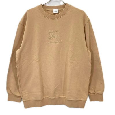 バーバリー ベージュ EKDロゴスウェット XXL