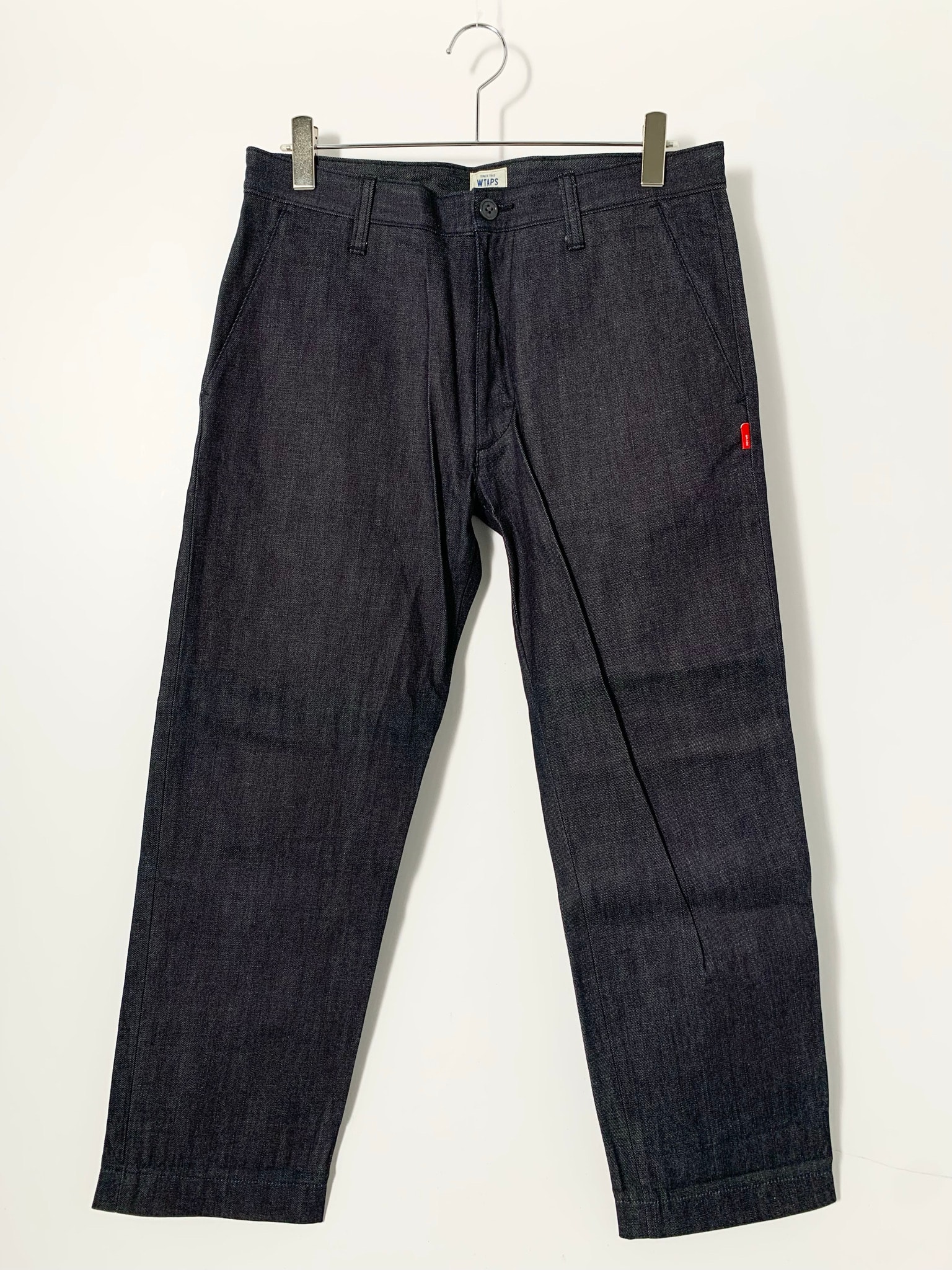 WTAPS KHAKI / TROUSERS. COTTON. DENIM "Indigo"