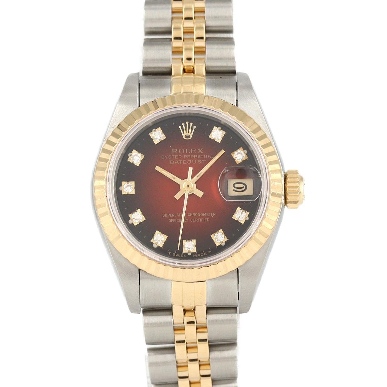 ロレックス デイトジャスト 69173G. SSxYG 自動巻 W番