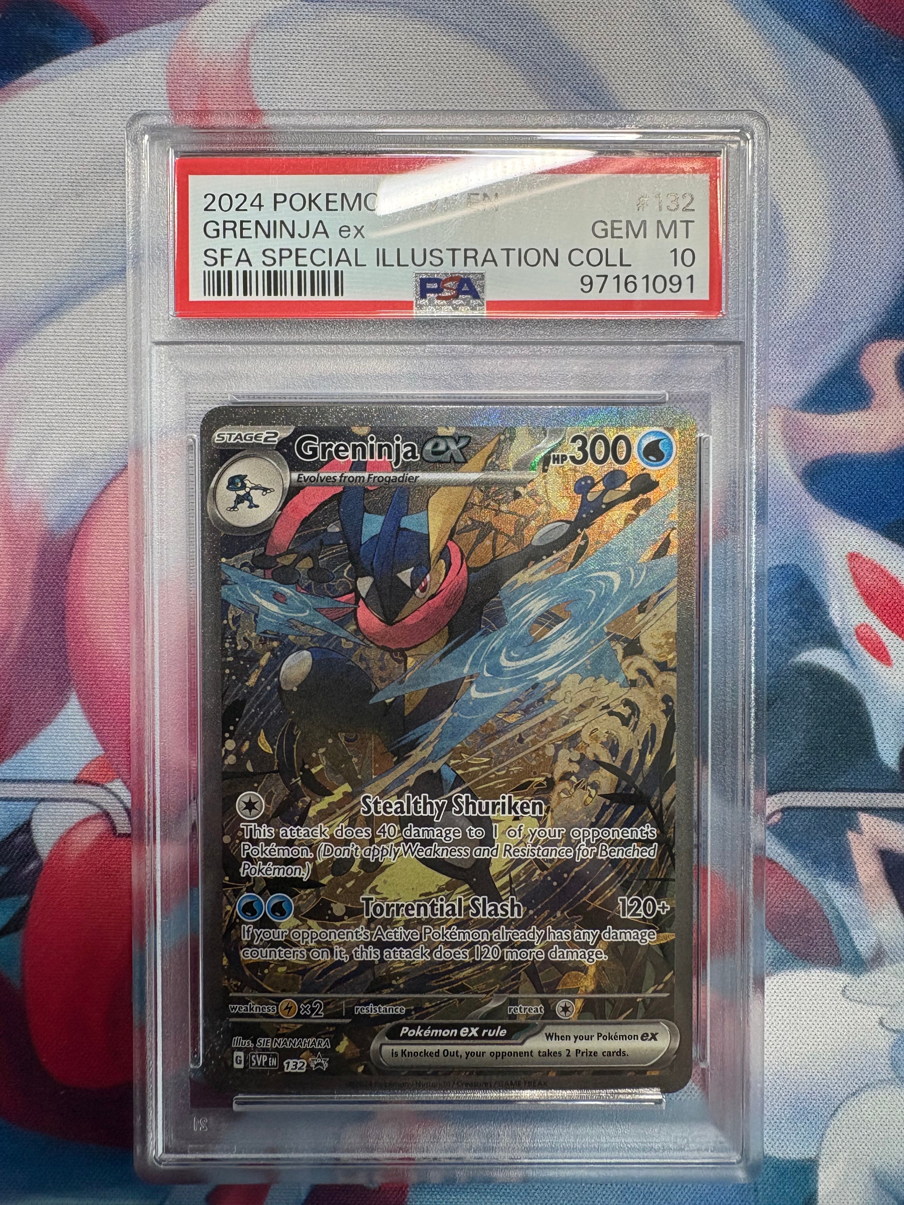 ゲッコウガex スペシャルイラストレーション コレクション　英語版 PSA10】ゲッコウガex P [SVP EN 132]【英語版】(スカーレット