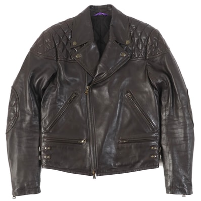 美品 ポールスミスコレクション
レザージャケット ダークブラウン メンズ M