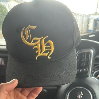 Chrome Hearts Baseball Cap 5 Panel CH "Black/Yellow"