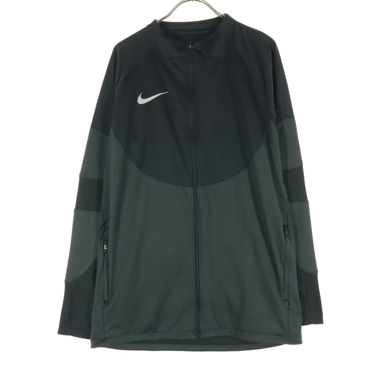 美品 NIKE ナイキ スウッシュ 長袖 トラックジャケット L ブラック