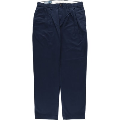 古着 ラルフローレン Ralph Lauren POLO by Ralph Lauren ツータック チノパンツ メンズw33相当/eaa634975